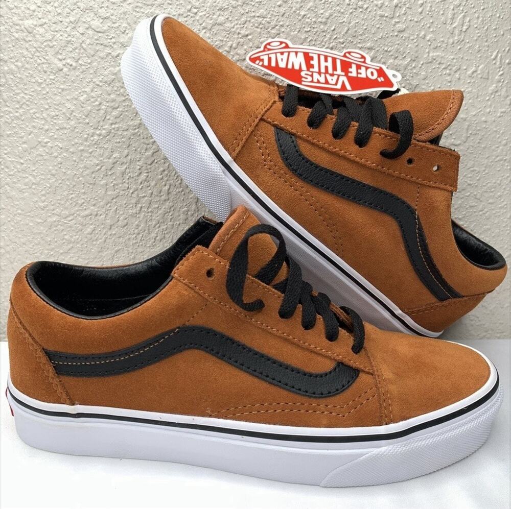 Vans Old Skool Pro Women’s Size 7 Men’s 5.5 Glazed Ginger Suede Skate Shoes New